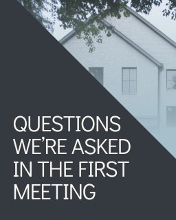What do clients ask us in their first meeting?

Great question. Swipe to see some of the more common questions we get when building a new home.
-
-
-
#onpointcustomhomes #houstonhome #houstonrealestate #customhome