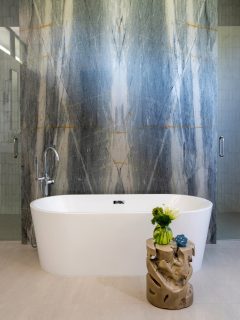 Every detail in this home was chosen with intention. From the statement tile surrounding the soaking tub to the warmth of the wood cabinetry and the mix of marble and soft, curved details, each selection brings its own character while still feeling cohesive. Swipe through a few of our favorite bathroom moments from this home.

Photo: @jet1220
Stylist: @walkertexasstager

#OnPointCustomHomes #InteriorDesign #LuxuryFinishes #DesignSelections #NationalInteriorDesignMonth #HoustonLuxuryHomes